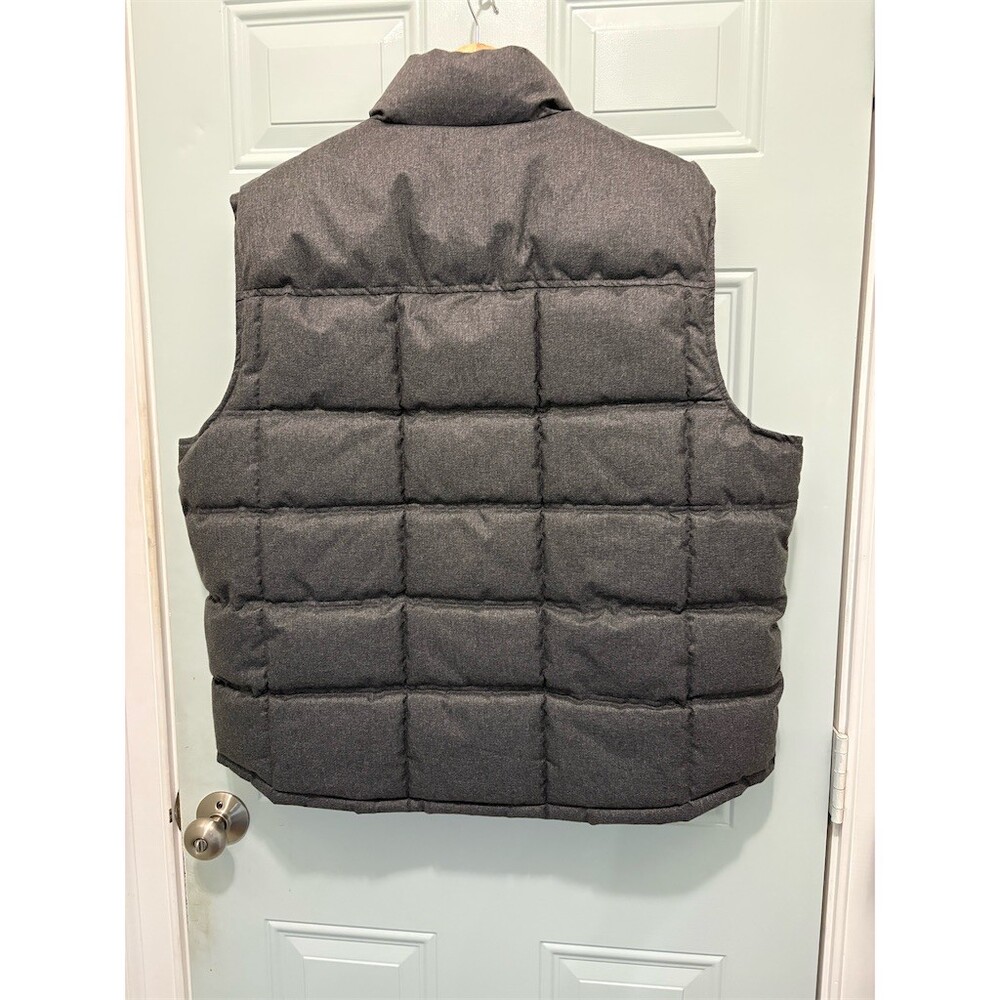 Goodfellow & Co Vest Mens Size 2XL Charcoal Gray Quilted Puffer Full Zip - Picture 6 of 9